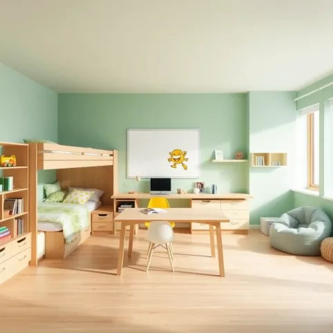Pokój dla 3 dzieci