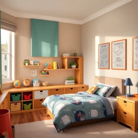 Pokój dla 4 latka chłopiec