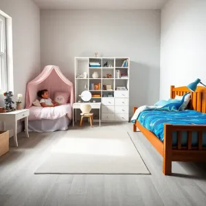 pokój dla chłopca i dziewczynki