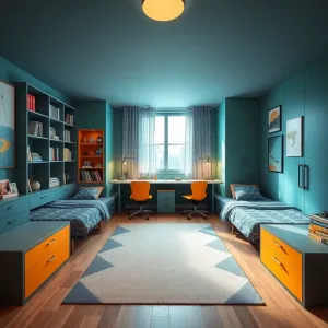 pokój dla dwóch chłopców