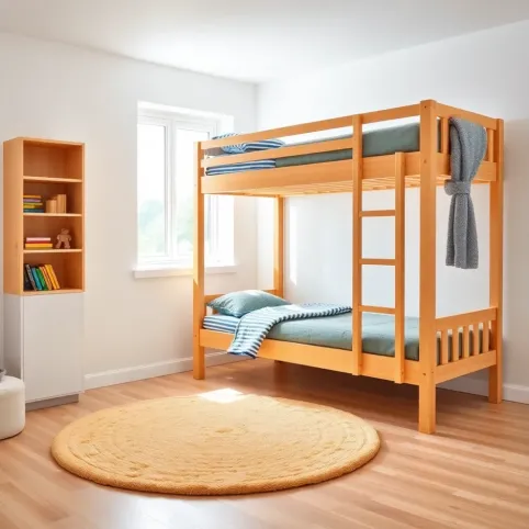 Pokój dla dzieci z łóżkiem piętrowym