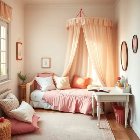 Pokój dla dziewczynki 7 lat