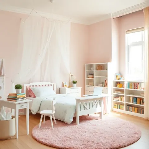 pokój dla dziewczynki 8 lat