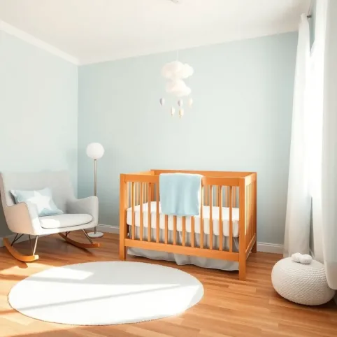 Pokój dla niemowlaka chłopca