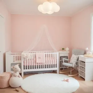 Pokój dla noworodka dziewczynki