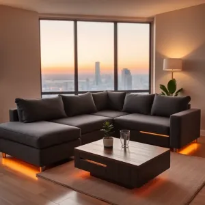 Pokój dzienny z funkcją spania