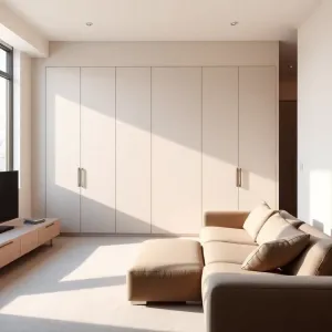 Pokój dzienny z szafą