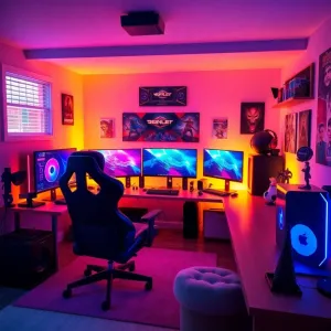 Pokój gamingowy dla nastolatka