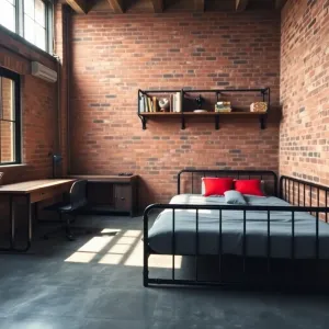 Pokój loftowy dla chłopaka