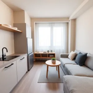 Pokój z aneksem 21m2