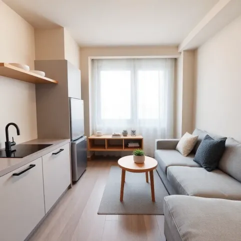 Pokój z aneksem 21m2