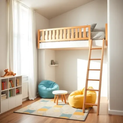 Pokój z antresolą dla dzieci