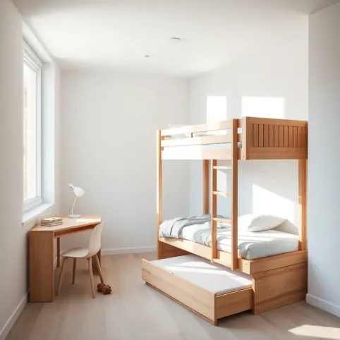 Pokój z łóżkiem piętrowym