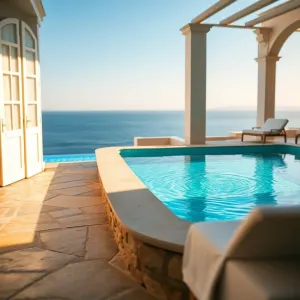 Pokój z prywatnym basenem Grecja