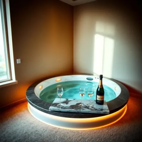 Pokój z prywatnym jacuzzi