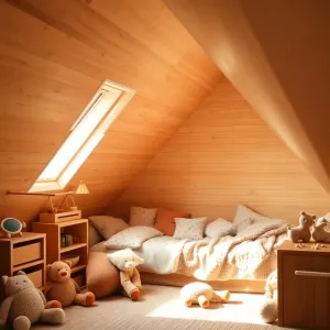 Pokój ze skosem dla dziecka