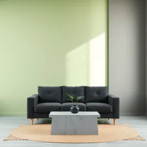 Pokój zielony z szarym