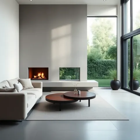 Pomysł na kominek w salonie