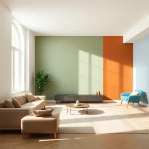 pomysły na kolor ścian w salonie