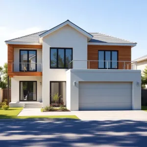 Projekt domu 160m2 z garażem dwustanowiskowym