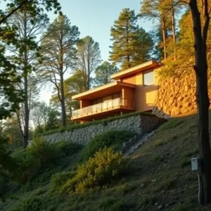 Projekt domu na skarpie z piwnicą