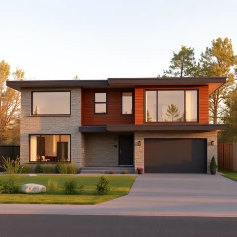 Projekt domu parterowego bez garażu 4 pokoje