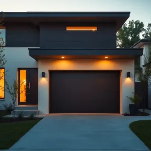 Projekt domu parterowego z garażem z boku