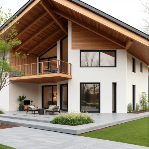 Projekt domu z garażem obok