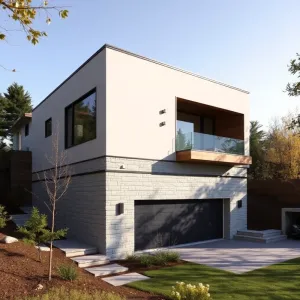 Projekt domu z garażem w piwnicy