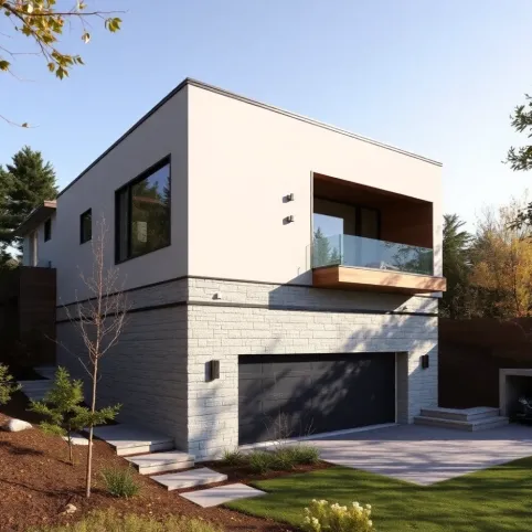 Projekt domu z garażem w piwnicy