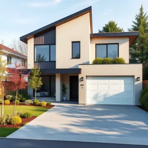 Projekt domu z garażem wolnostojącym