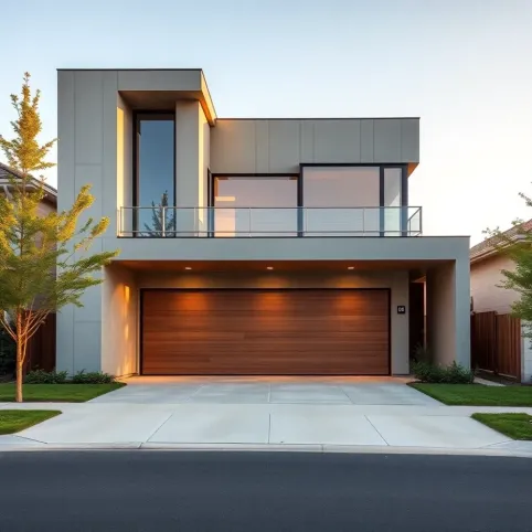 Projekt domu z garażem wysuniętym do przodu