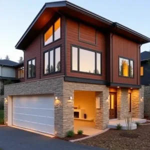 Projekt domu z piwnicą i garażem