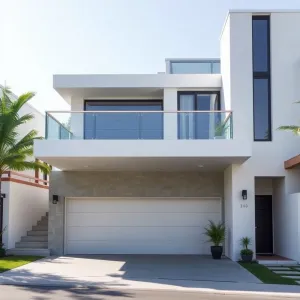 Projekt domu z tarasem nad garażem