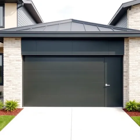 Projekt garażu z pomieszczeniem gospodarczym