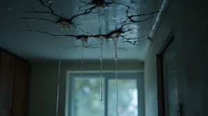 Przeciekający sufit w bloku