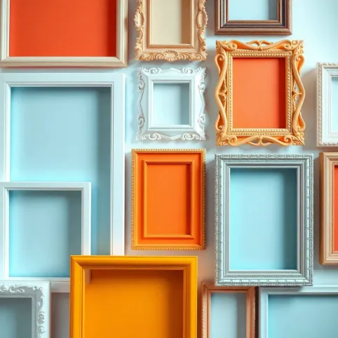 Ramki styropianowe na ścianę