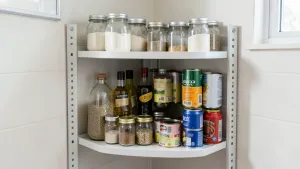 regał do spiżarni narożny