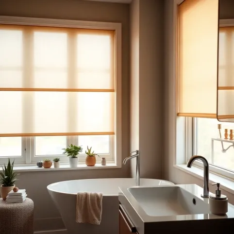 rolety wewnętrzne do łazienki