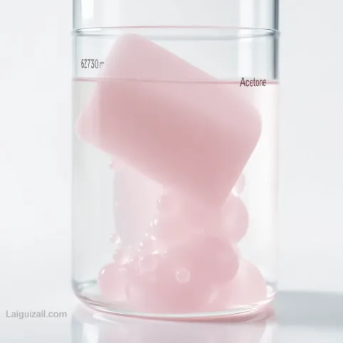 Rozpuszczanie styropianu w acetonie