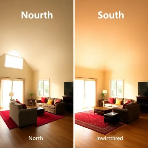 Salon od północy czy południa