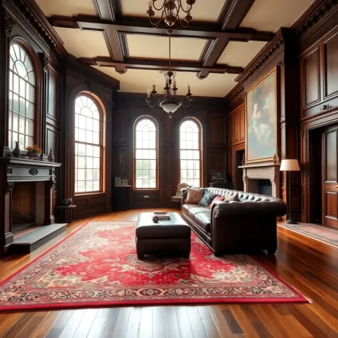 Salon w stylu angielskim