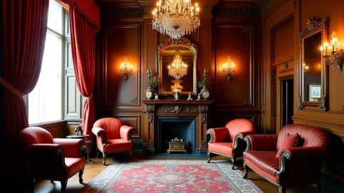 Salon w stylu antycznym