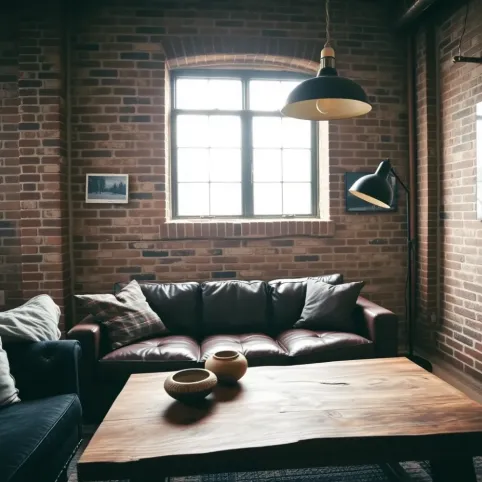 Salon w stylu loft aranżacje