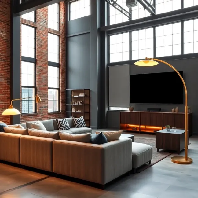 Salon w stylu nowojorskim