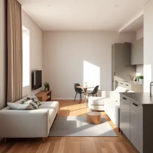 Salon z aneksem 27m2