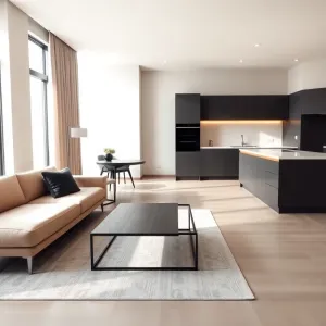 Salon z aneksem kuchennym 20m2 inspiracje