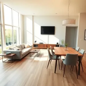 Salon z jadalnią 20m2