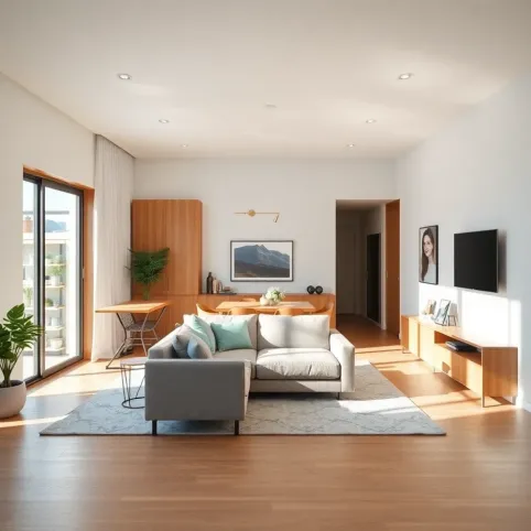 Salon z jadalnia 26m2