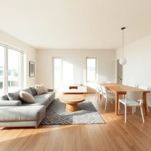 Salon z jadalnią 28m2